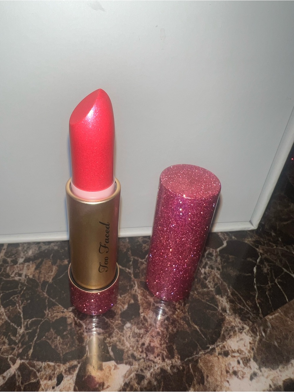 Too Faced Metallic Lipstick- Marcia NO BOX